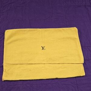 Louis Vuitton Mustard Cloth Bag